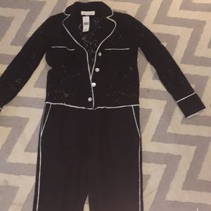brand new black lace jumpsuit